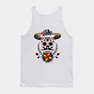 Candy skull Tank Top